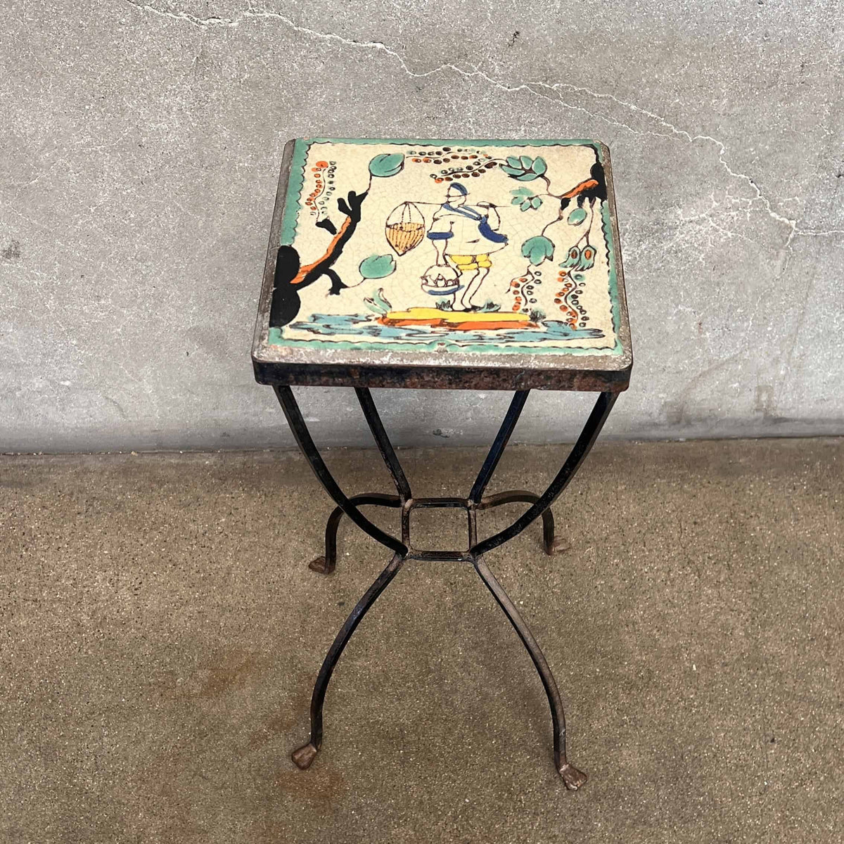 California Tile 1920's D & M Side Table