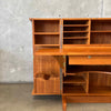 Mid Century Modern Teak Magic Box Desk - No Key