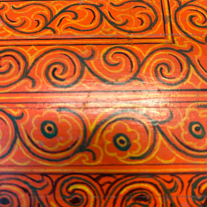 Mid Century Burnt Orange South Asian Chest C. 1960s
