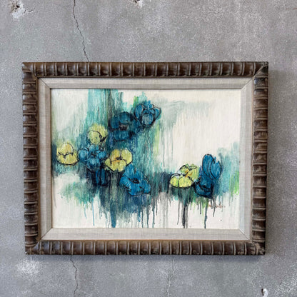 1966 David Henderson (1938 - 2021) "Wild Flowers" Framed Original Painting