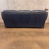 Hancock & Moore Austin English Style Blue Leather Sofa