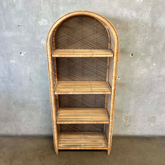 Vintage Wicker Shelving