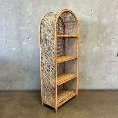 Vintage Wicker Shelving