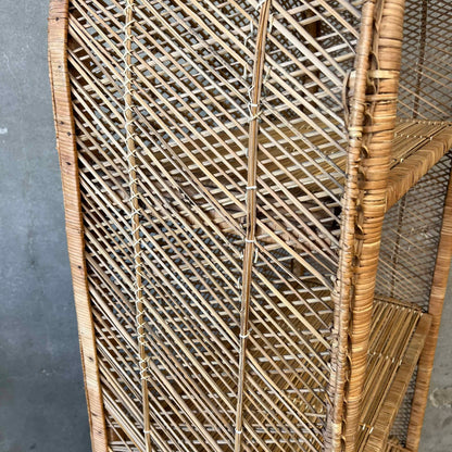 Vintage Wicker Shelving
