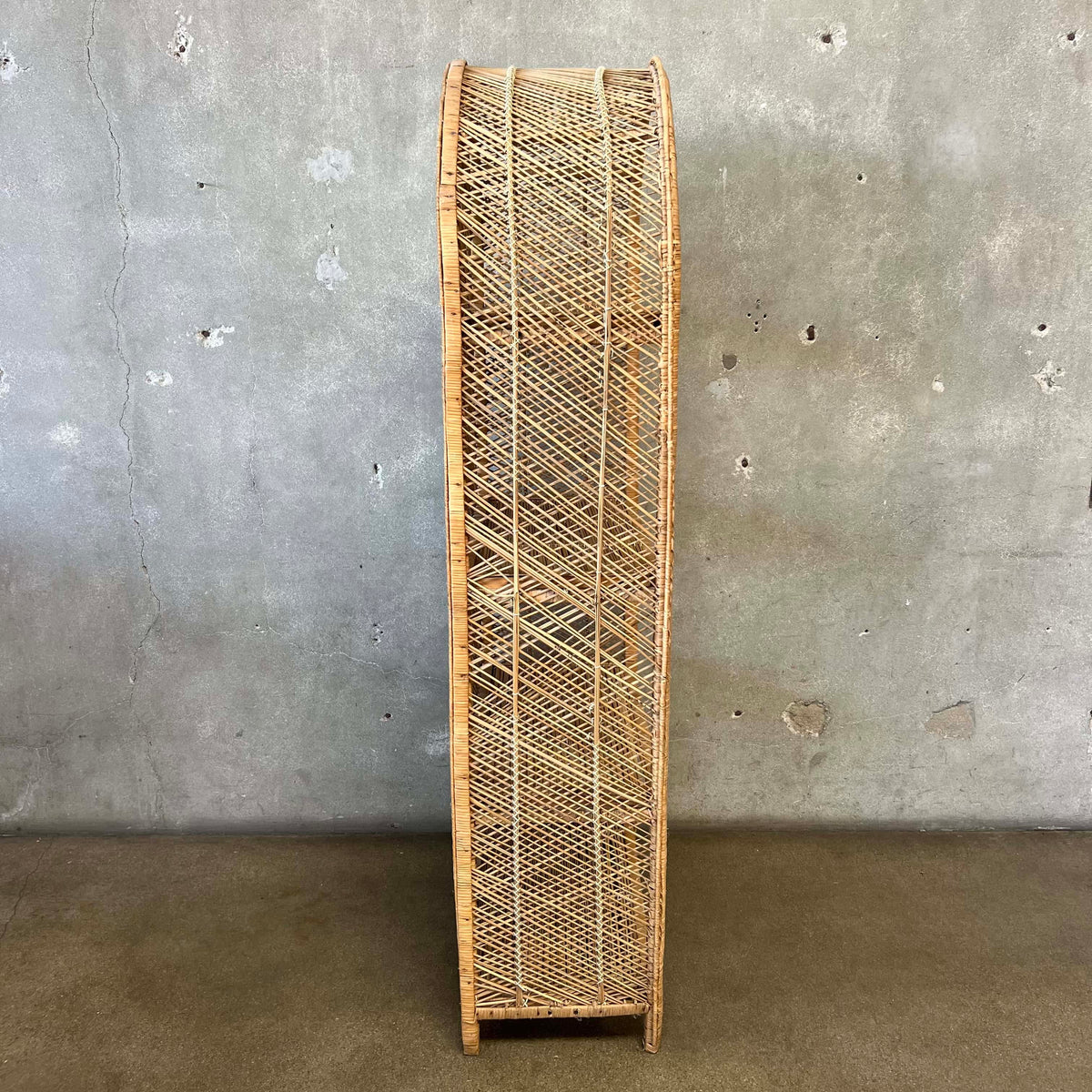 Vintage Wicker Shelving