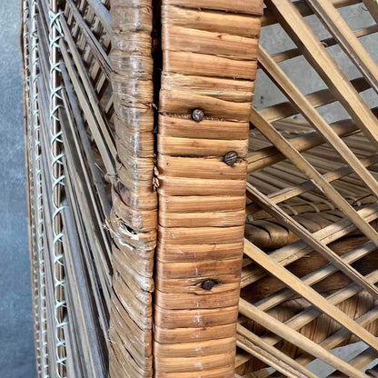 Vintage Wicker Shelving