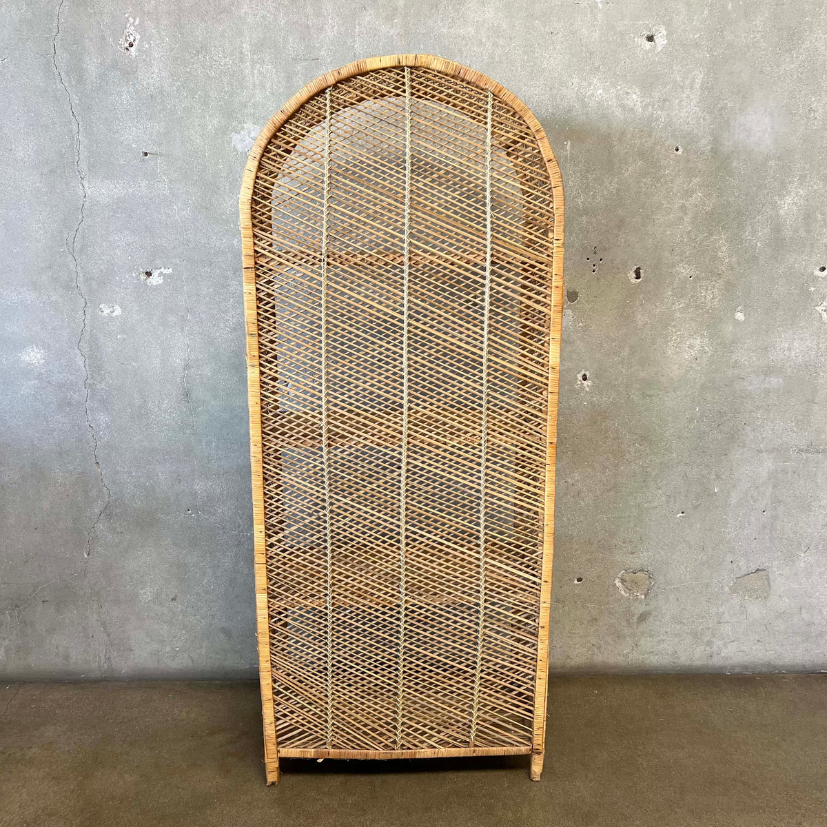 Vintage Wicker Shelving