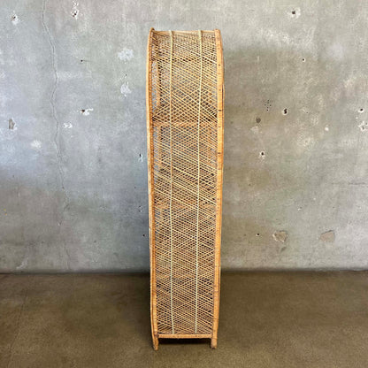 Vintage Wicker Shelving