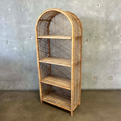 Vintage Wicker Shelving