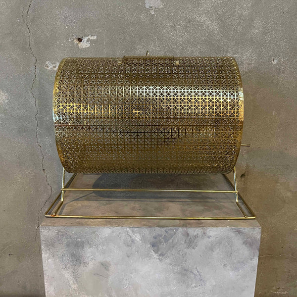 Brass Plated Raffle Drum