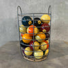 Basket w/ Vintage Pool Balls