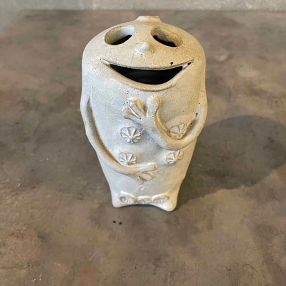Studio Pottery Ghost Vase by Clive Brooker