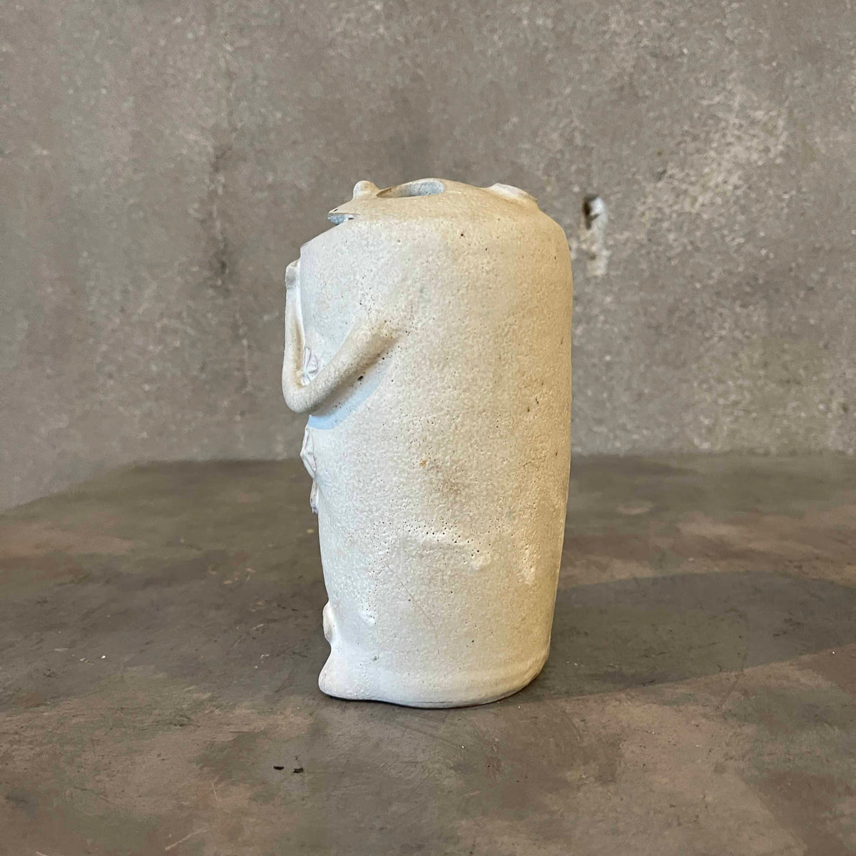 Studio Pottery Ghost Vase by Clive Brooker