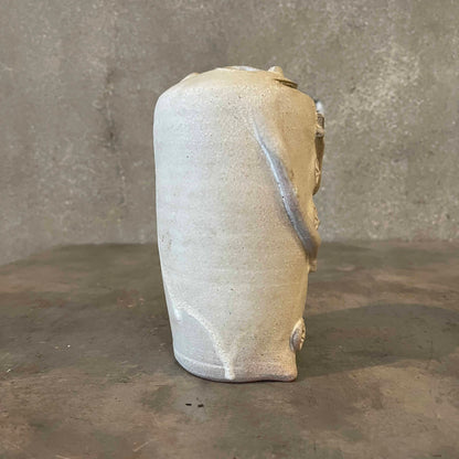 Studio Pottery Ghost Vase by Clive Brooker