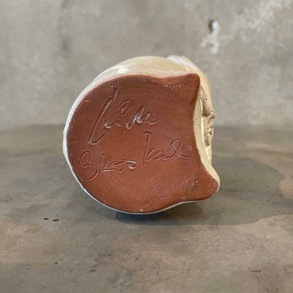 Studio Pottery Ghost Vase by Clive Brooker