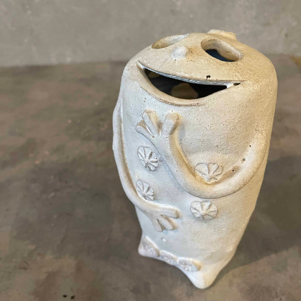 Studio Pottery Ghost Vase by Clive Brooker
