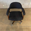 Mid Century Modern Office Banker's Swivel Chair