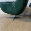 Mid Century Modern His/Hers Recliners w/ Ottomans