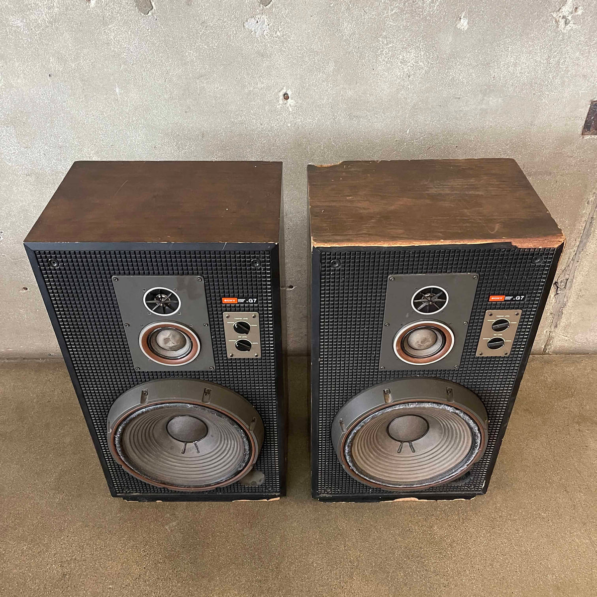 Vintage Sony SS-G7 Speakers (Working)