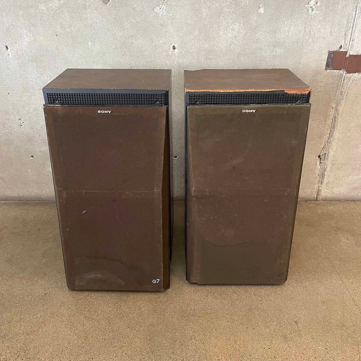 Vintage Sony SS-G7 Speakers (Working)