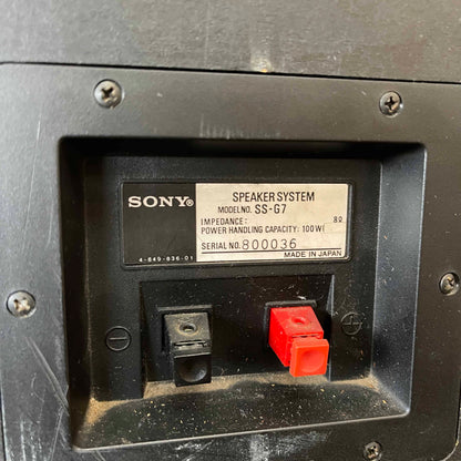 Vintage Sony SS-G7 Speakers (Working)