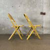 Vintage Metal Folding Chairs