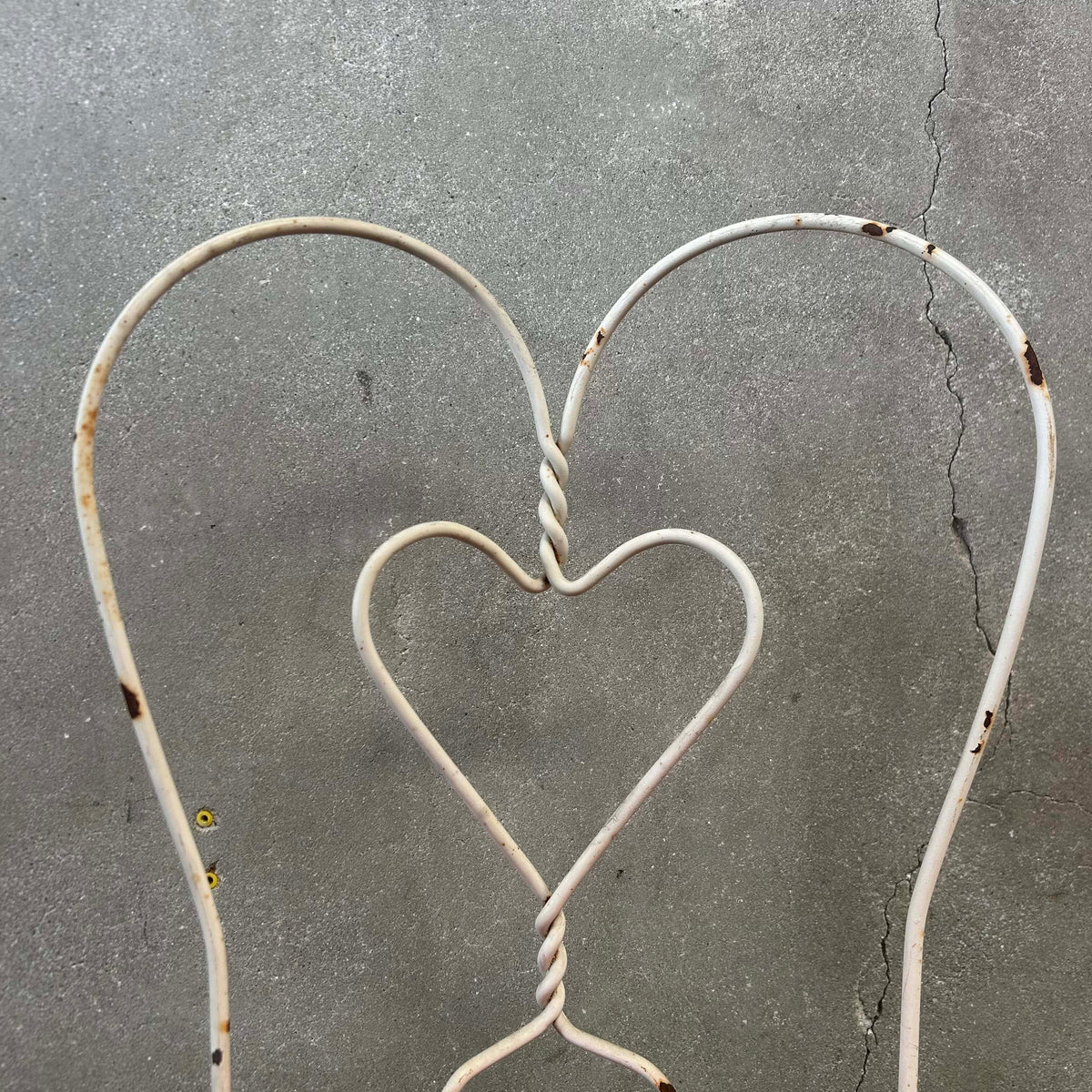 Set of 4 Vintage Ice Cream Parlor Chairs Wrought Iron
