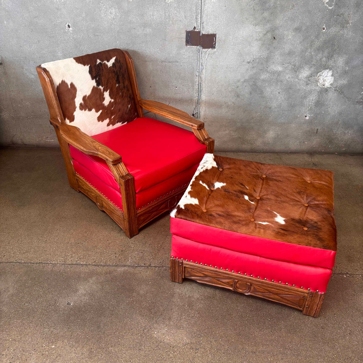 1940's Western/Ranch 5 pc. Set New Italian Leather