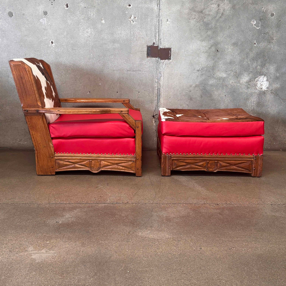 1940's Western/Ranch 5 pc. Set New Italian Leather