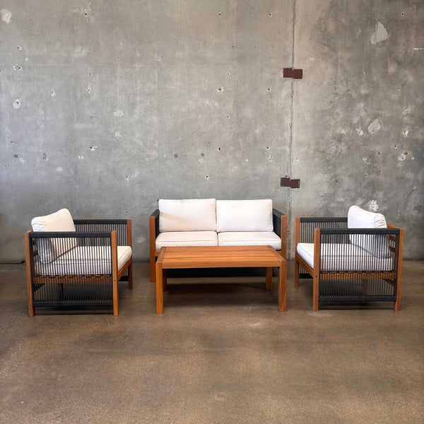 Acacia  Wood 4 Person Patio Set by Patiojoy