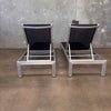 Pair of Modway Aluminum Mesh Chaise Lounge Chairs