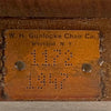 Classic Solid Walnut Bankers Chair - Made in 1947 By W.H. Gunlocke Chair Co.