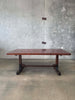 Vintage 1970's Trestle Dining Table