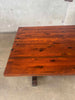 Vintage 1970's Trestle Dining Table