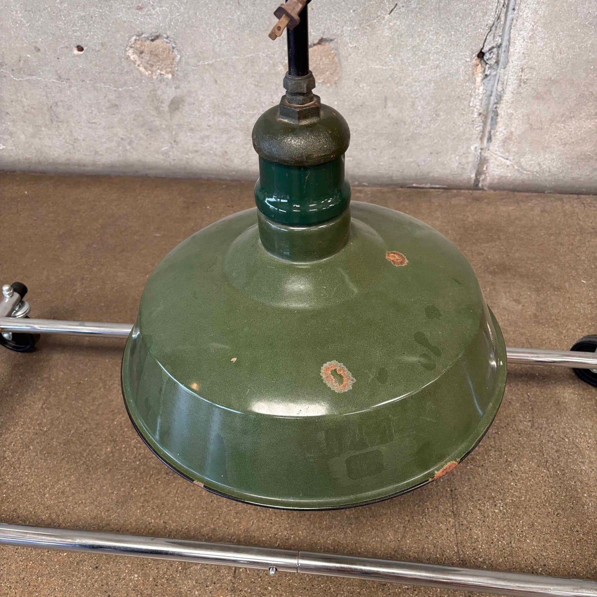 1940's Gas Station Lighting - Restored & Rewired