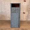 Rustic Vintage Chimney Style Cupboard w/ Four Drawer & Three Shelves