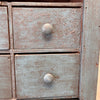 Rustic Vintage Chimney Style Cupboard w/ Four Drawer & Three Shelves