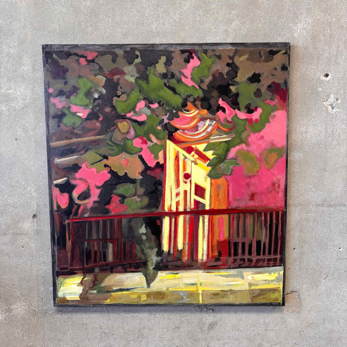 Original Painting On Canvas "Royal Street & New Orleans Avenue" Signed & Dated