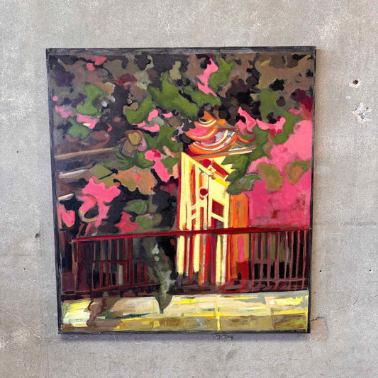 Original Painting On Canvas "Royal Street & New Orleans Avenue" Signed & Dated