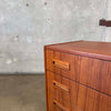 Danish Modern Four Drawer Teak Dresser
