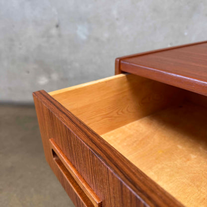 Danish Modern Four Drawer Teak Dresser
