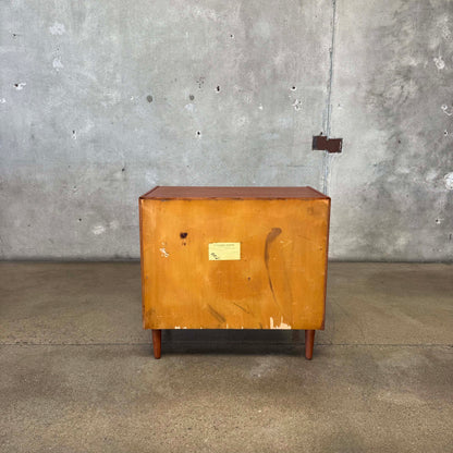 Danish Modern Four Drawer Teak Dresser