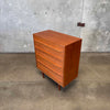 Danish Modern Teak Five Drawer Dresser