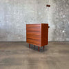 Danish Modern Teak Five Drawer Dresser