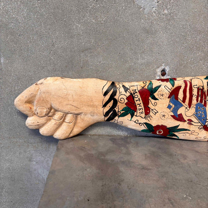 Hand Painted Fist/Arm Tattoo Decor (Mother)