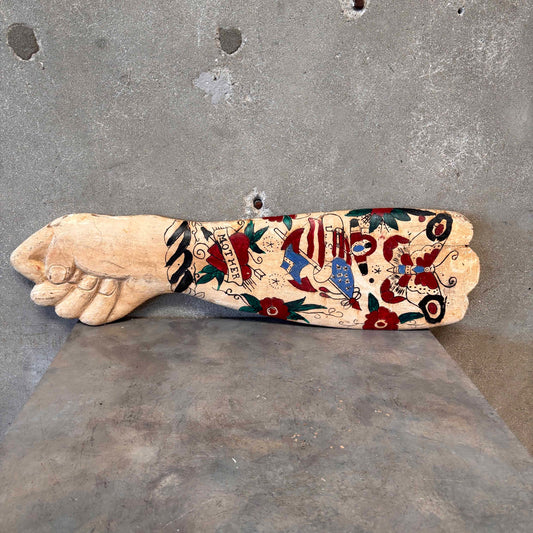 Hand Painted Fist/Arm Tattoo Decor (Mother)