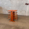 Mid Century Modern Josef Frank Style Teak Table / Magazine Rack