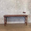 Reclaimed Antique Folding Console Table