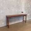 Reclaimed Antique Folding Console Table