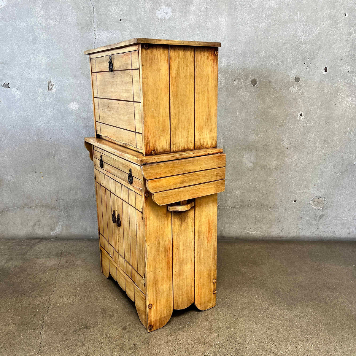 Monterey Style Imperial Cabinet / Hutch